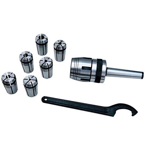 Temo 8Pc MT2 Double Angle Collet Set - 3/4/5/6/8/10mm