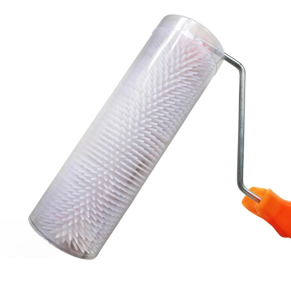 9" Epoxy Paint Roller for Floor Painting - 13mm Spike Needle-punched