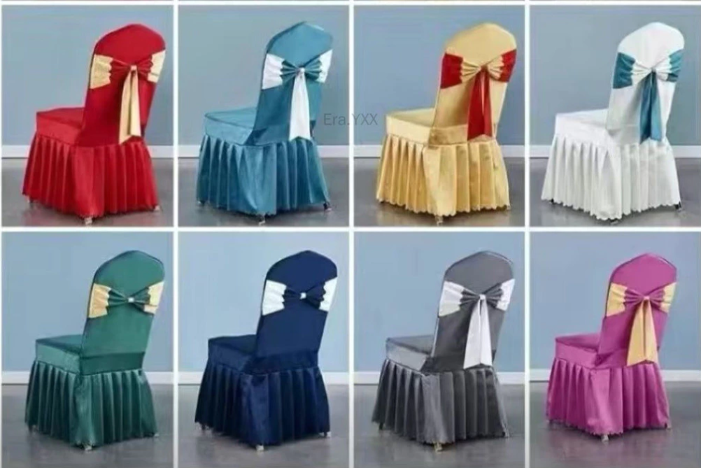 Customizable High-End Chair Cover with bow