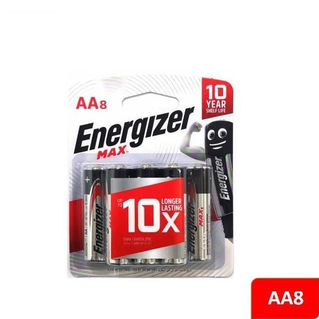 ENERGIZER MAX Battery AA 1.5V - 8pcs