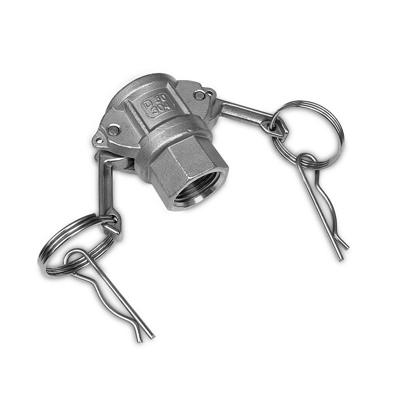CAMLOCK COUPLING STAINLESS STEEL SS316 TYPE D / SIZE: 3" (FEMALE COUPLER X FEMALE THREAD)