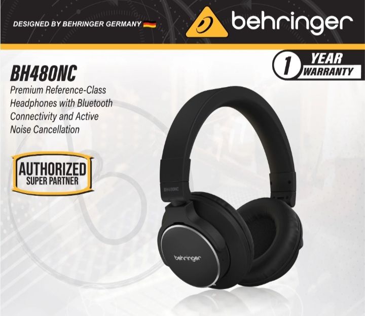 Behringer BH480NC Premium Reference-Class Headphones with Bluetooth