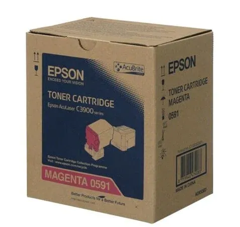 Genuine Malaysia Epson Warranty Epson - Epson C13S050591 Magenta Toner Cartridge