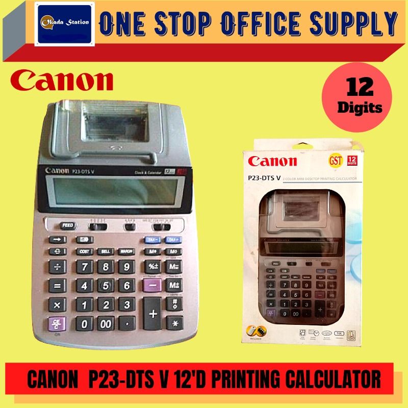 Canon Printing Desktop Calculator P23-DTSC / Canon CALCULATOR /Printing Desktop Calculator /Calculator /P23-DTSC