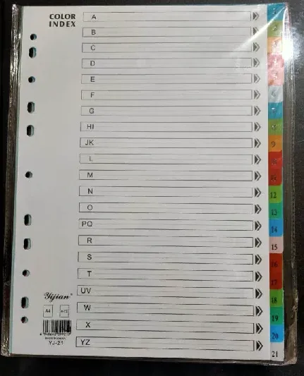 Index Divider A4 [Uni Paper]