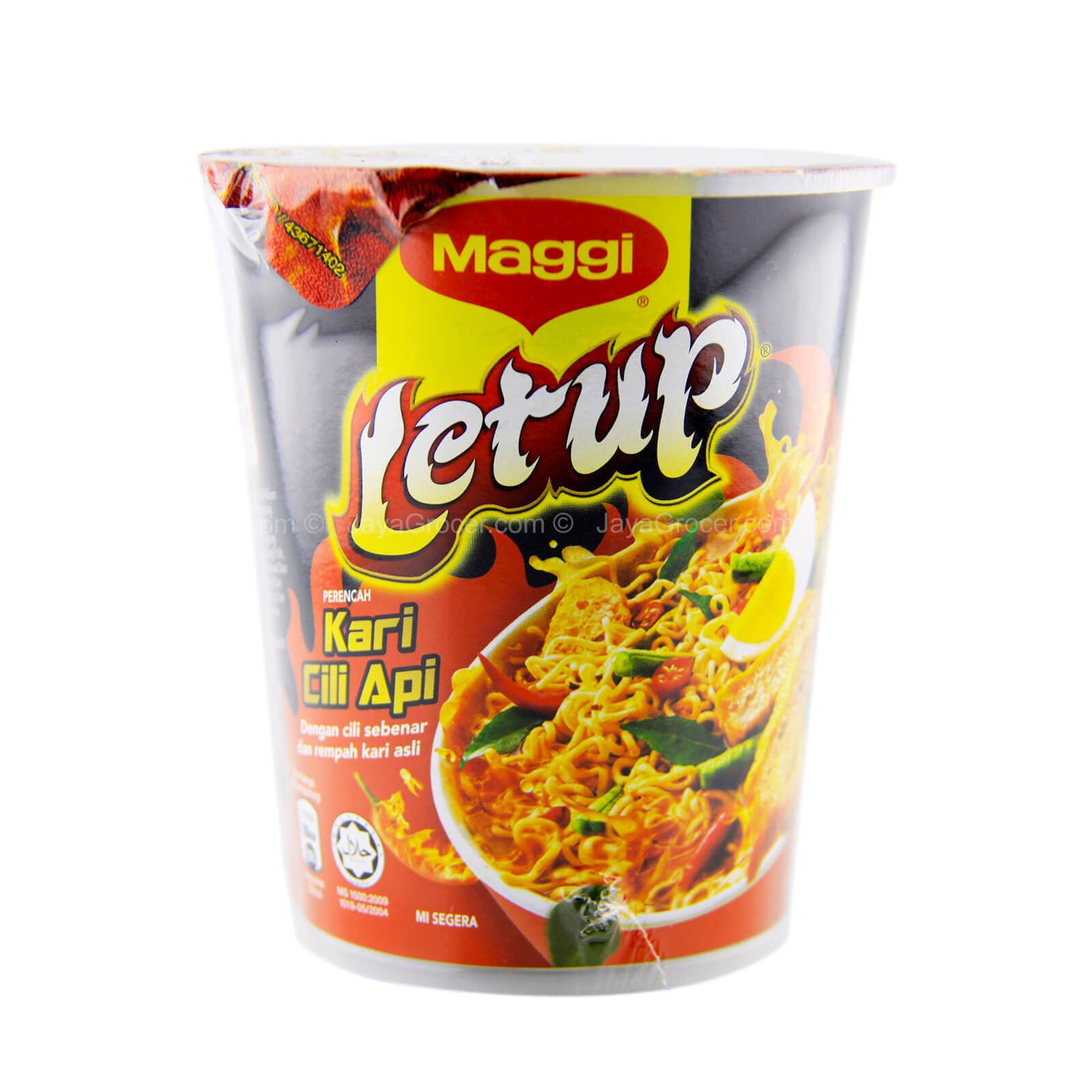 Maggi cup Letup perisa Kari Cili Api