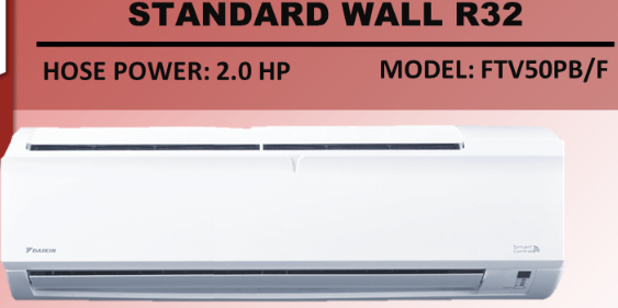 DAIKIN AIRCOND 2HP FTV50PB NON-INVERTER_WALL MOUNTED / INCLUDING INSTALLATION