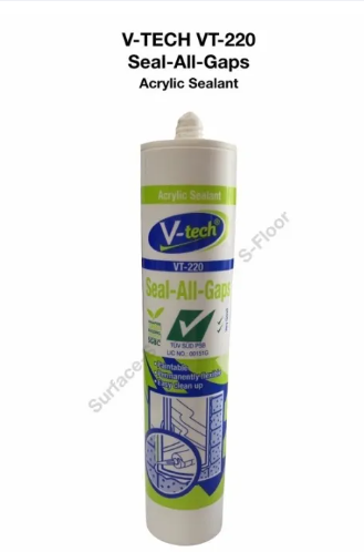 VT-220 V-TECH SEAL-ALL-GAPS/ 450ML/ ACRYLIC SEALANT_WHITE