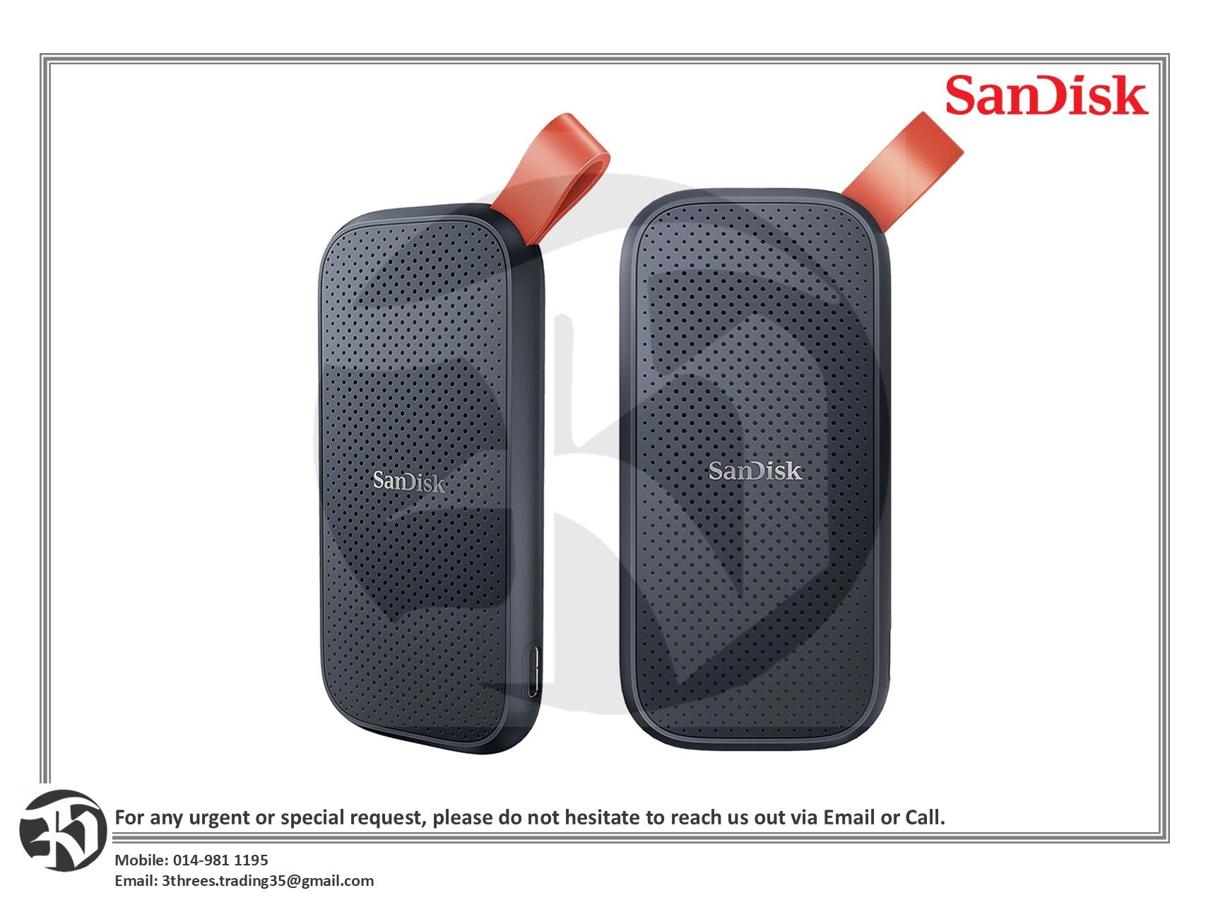 SanDisk Portable SSD (1TB/2TB)