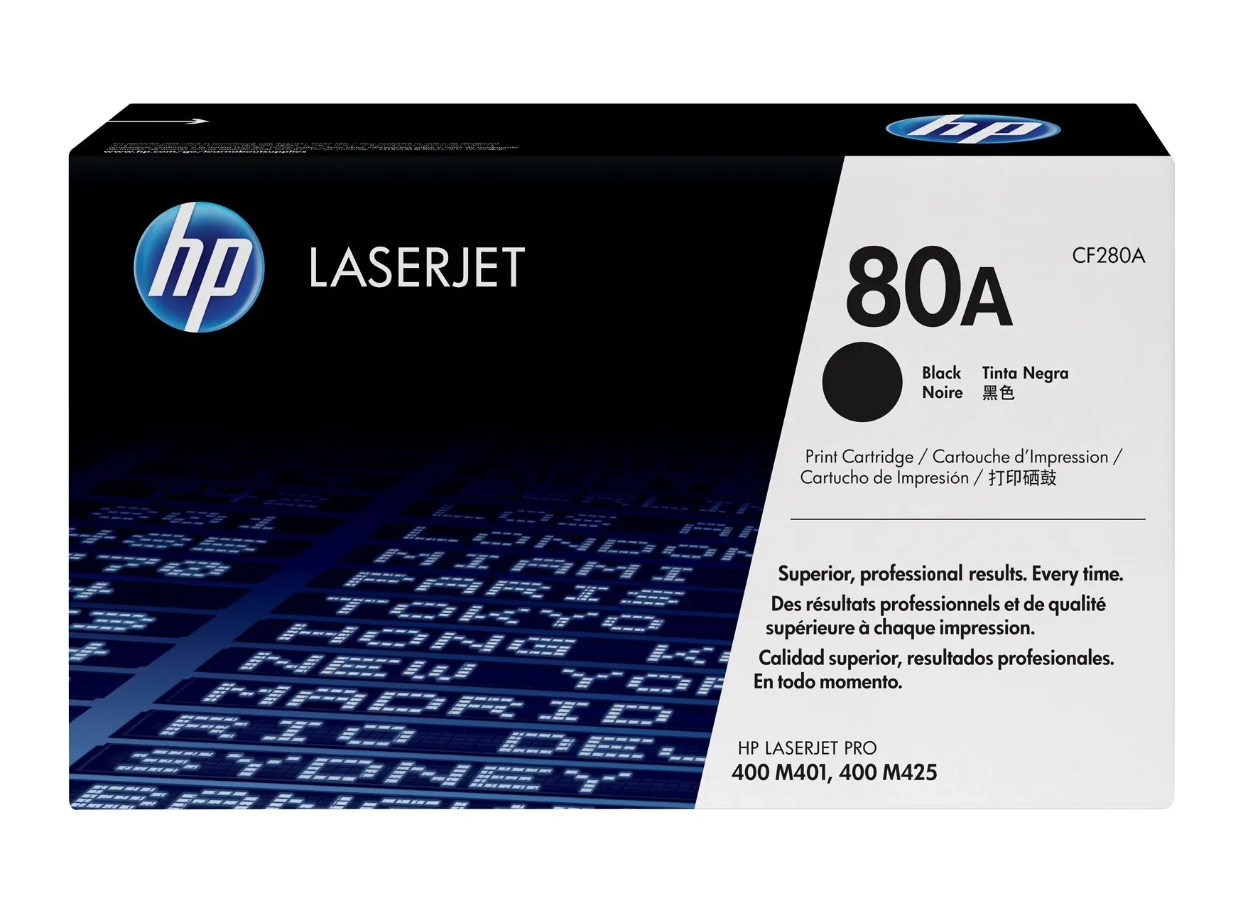 HP CF280A LaserJet Toner Cartridge (HP 80A) Black Colour