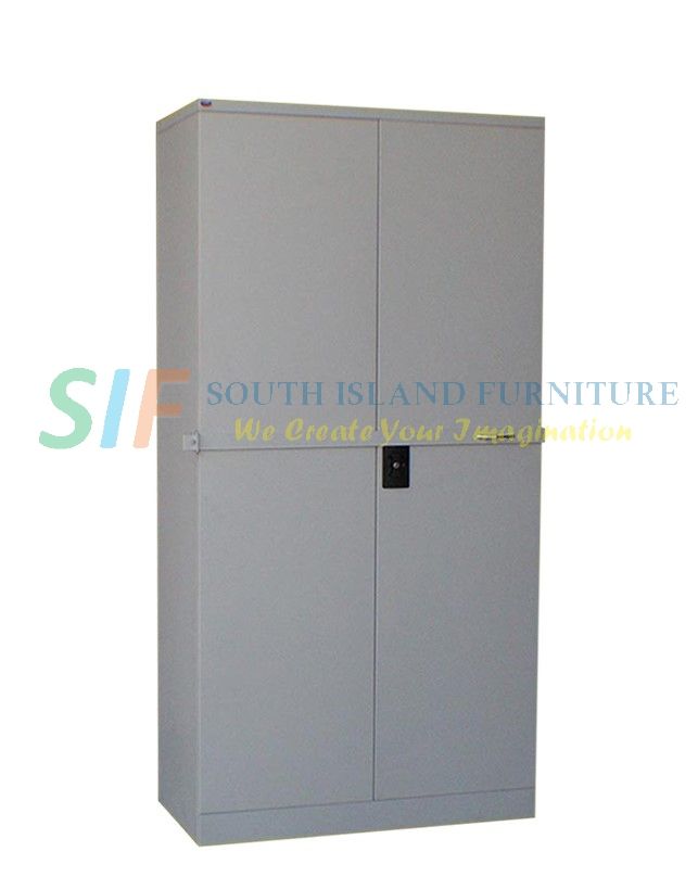 High/Full Cupboard with Steel Swinging Door 3 Adjustable Shelves + Locking Bar (915 x 457 x 1828 mm)