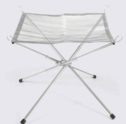 Mobi Garden Aurora Firewood Rack Stainless Steel Firewood Rack Outdoor Fire Pit Rack Campfire Stand