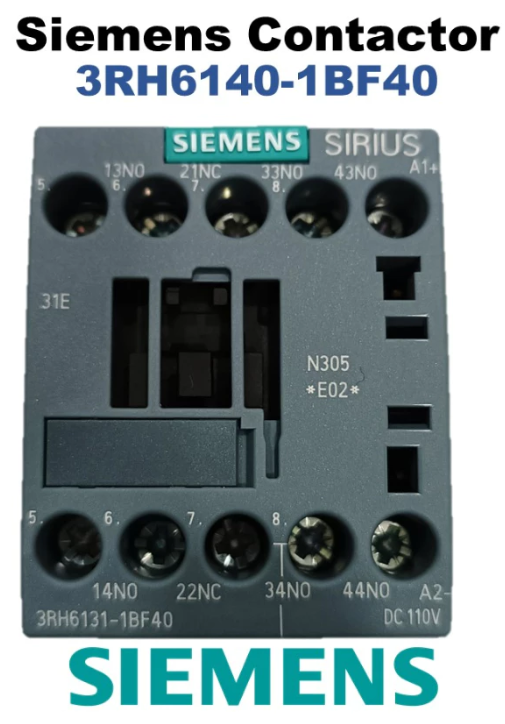 Siemens Contactor 3RH6140/3RH2140 110VDC