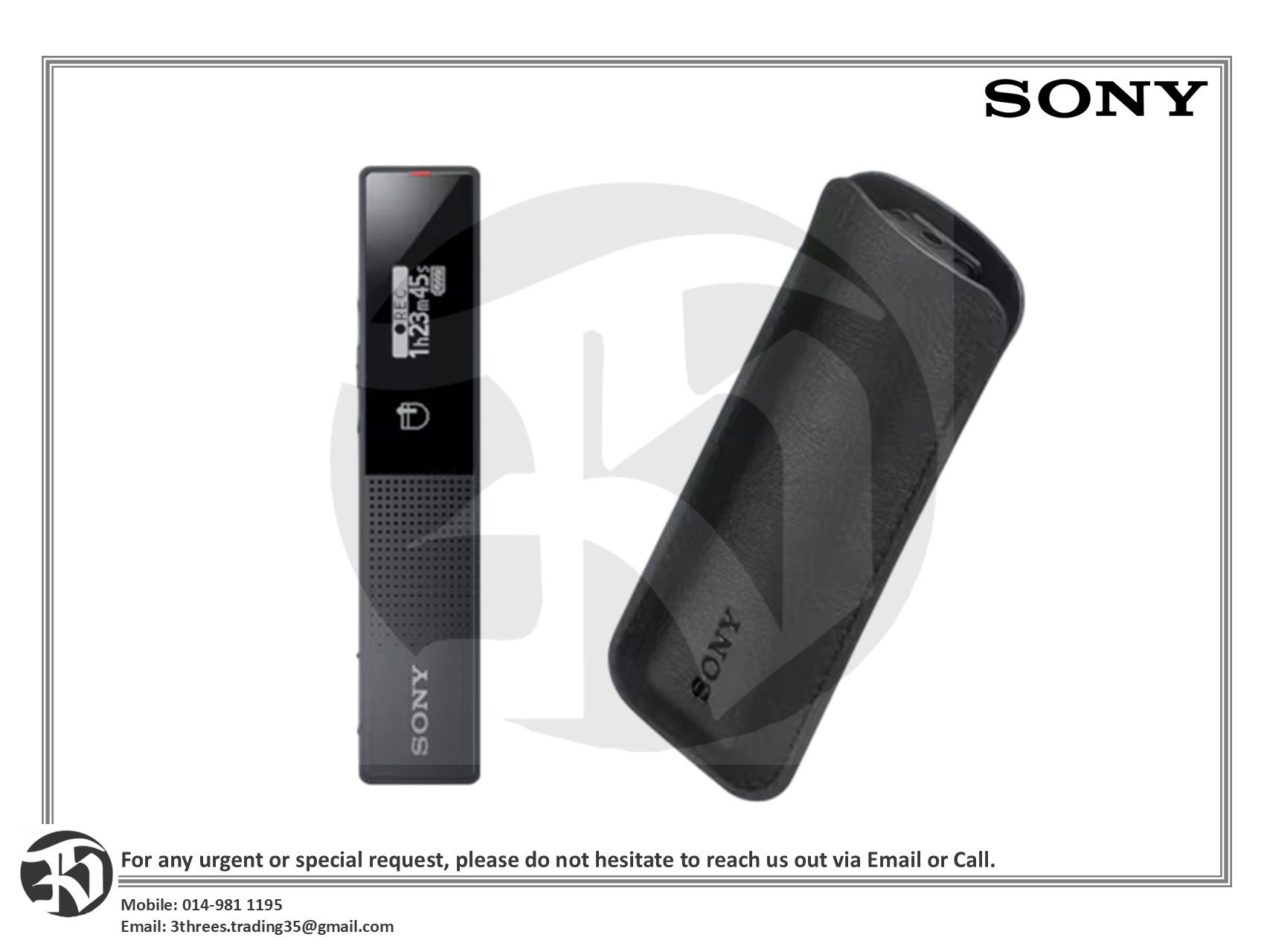 Sony ICD-TX660 Digital Voice Recorder
