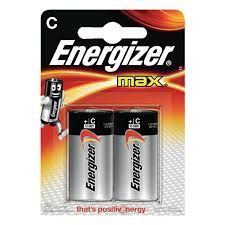 Battery C - Energizer (packing: twin pack)