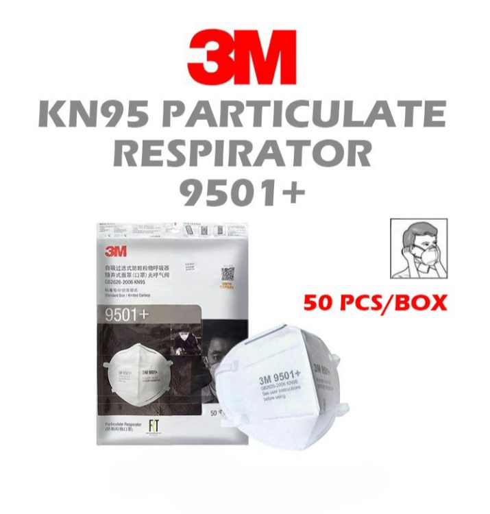 3M KN95 PARTICULATE RESPIRATOR 9501+