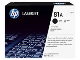 HP 81A LaserJet Toner Cartridge Black CF281A