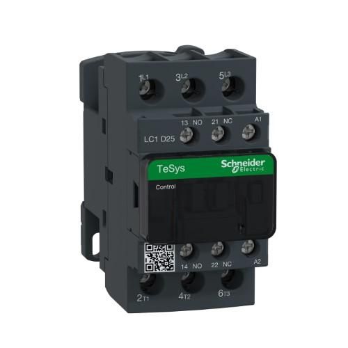 SCHNEIDER TESYS DECA CONTACTOR 3P(3NO) AC-3 440V 25A 24VDC (LC1D25BD)