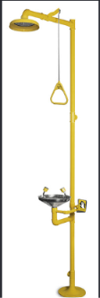 Floor Mounted Combination Unit (ABS Drench Shower + Stainless teel Eyewash)