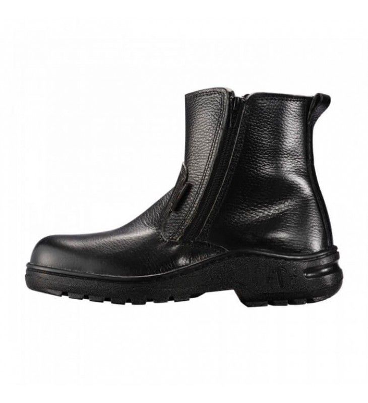 Black Hammer Mid-cut Double Zip - Black (UK 4-10)