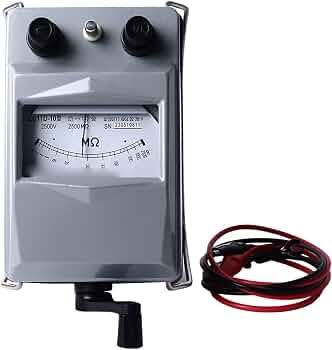 Insulation Resistance Meter Tester Megohm Megohmmeter Insulation Resistance Tester wire wiring circuit electric CWH TOOL (2500V)