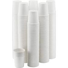 Disposable White Paper Cup/Cawan Kertas (50pcs)