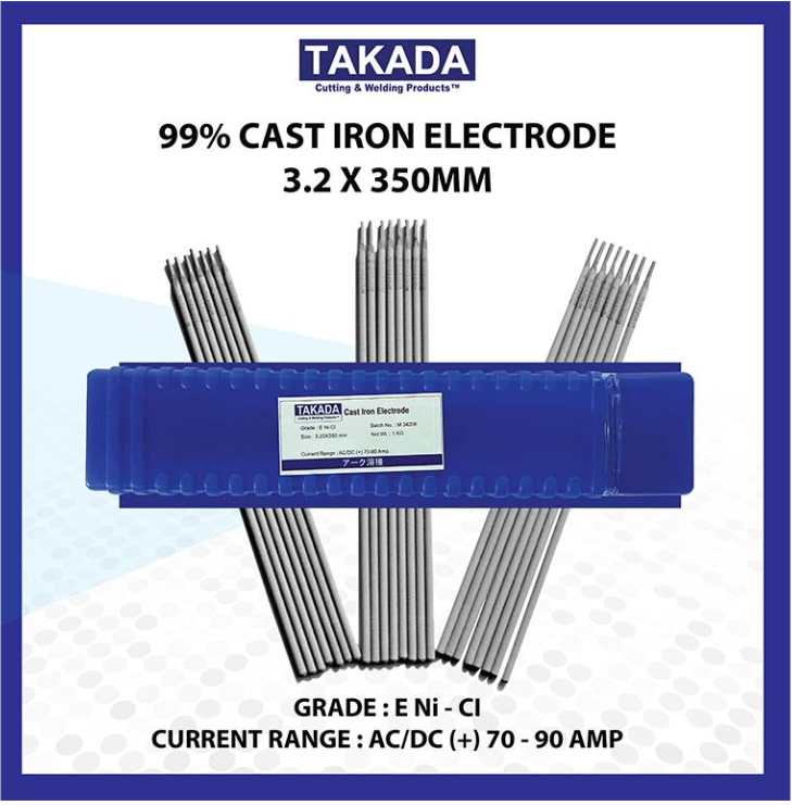 RIGHTWELL TAKADA 99% CAST IRON ELECTRODE 3.2X350MM 1KG