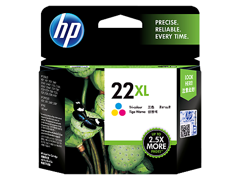 HP 22 Tri-color Inkjet Print Cartridge (C9352AA)