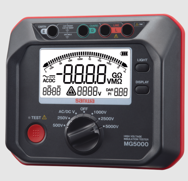 SANWA MG5000 5KV INSULATION TESTER