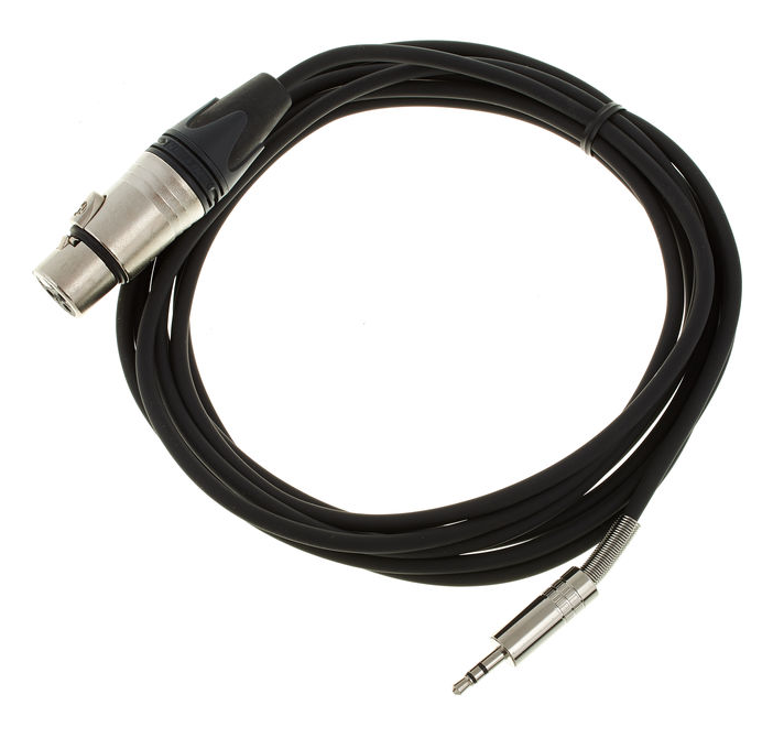 Audio Cable XLR Female to 3.5mm MiniJack - 3 meters