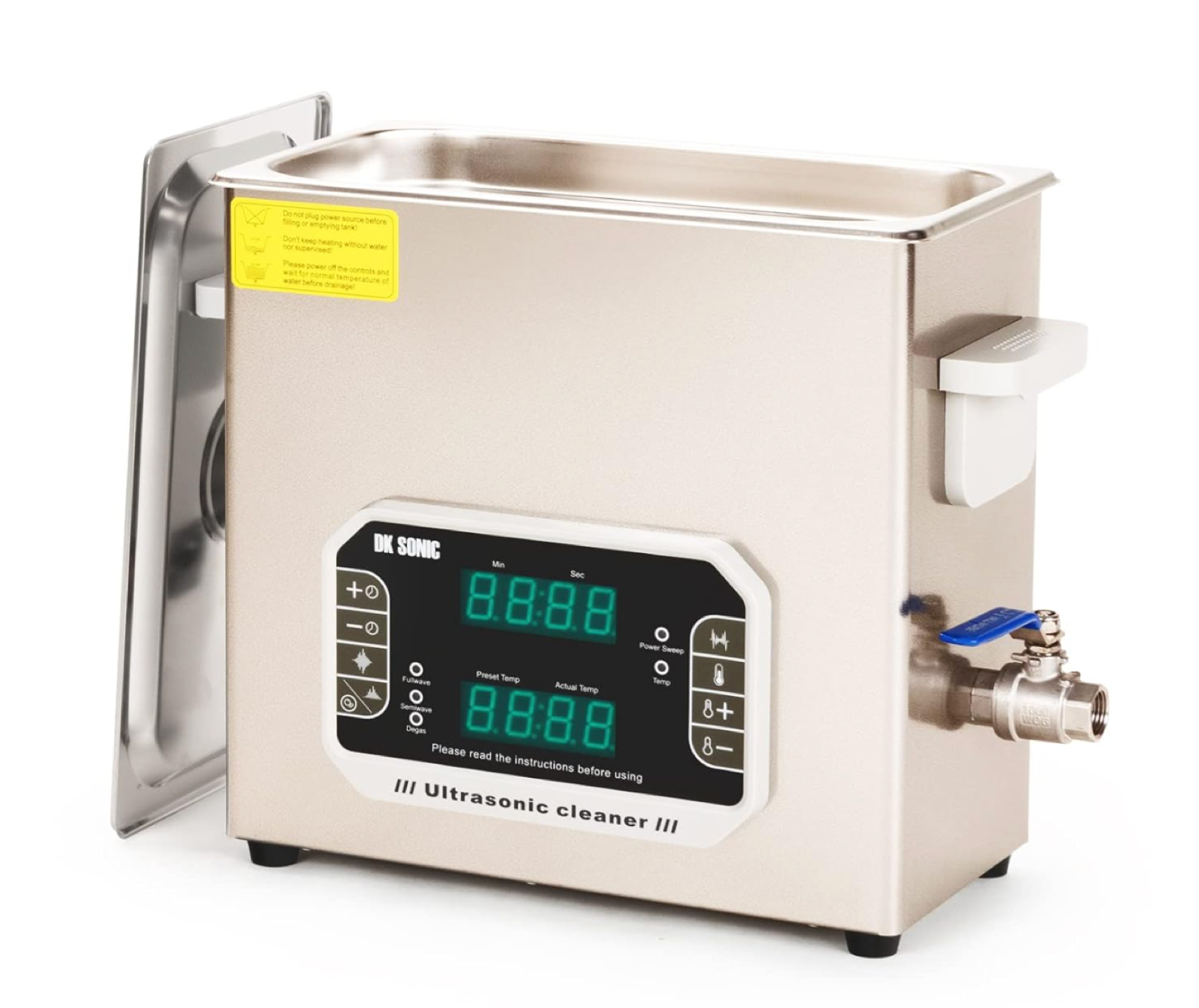 *DK SONIC 6L Large Touch Ultrasonic Cleaner with Heater,Timer,Multiple Cleaning Mode for Carburetor,Automotive Parts,Gun Parts,Circuit Board,etc?6L 110V)