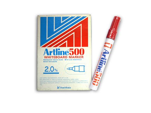 ARTLINE WHITEBOARD MARKER 500 RED (1PCS)