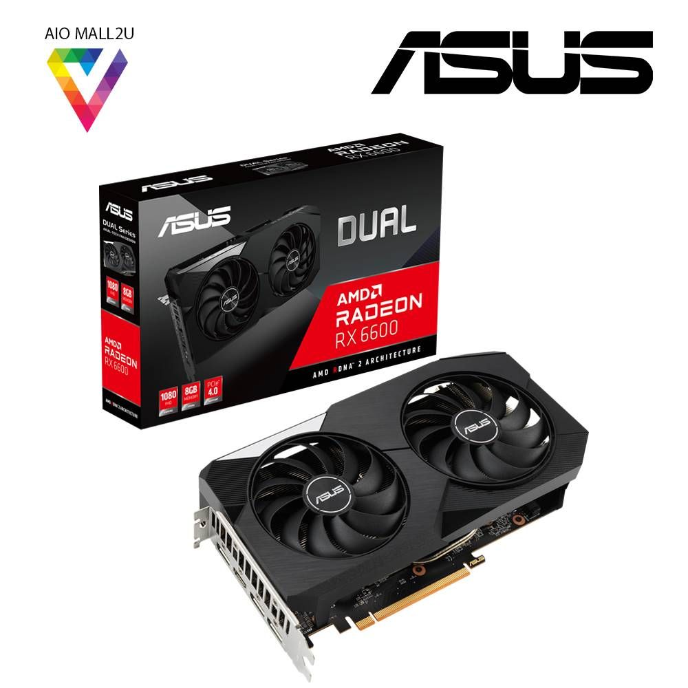 ASUS Dual Radeon鈩�RX 6600 8GB GDDR6