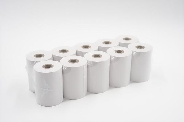 HIGH WHITE PAPER ROLL 76×65×12 (PAPER KASAR) – ONE CARTON (FAST DELIVERY & LOCAL SUPPLIER)