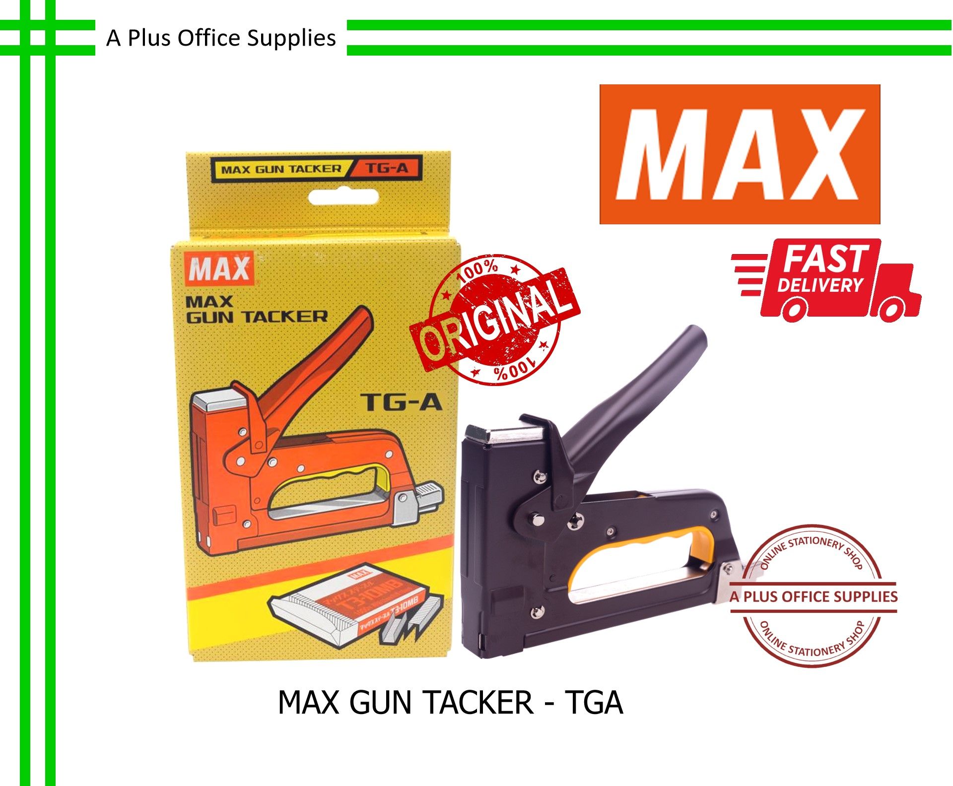 MAX Gun Tacker - TGA / Stapler Tembak