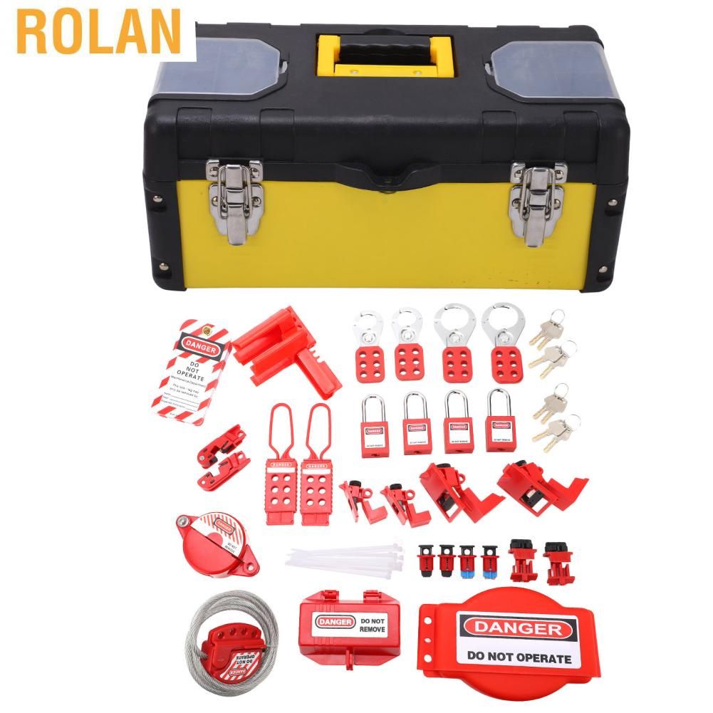 Rolan Lockout Tagout Kit - Safety Padlocks Loto Hasps Tags