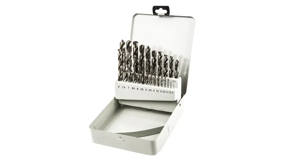 Others *25PCS TWIST DRILL BIT SET FOR METAL, 1MM MIN 13MM MAX HSS