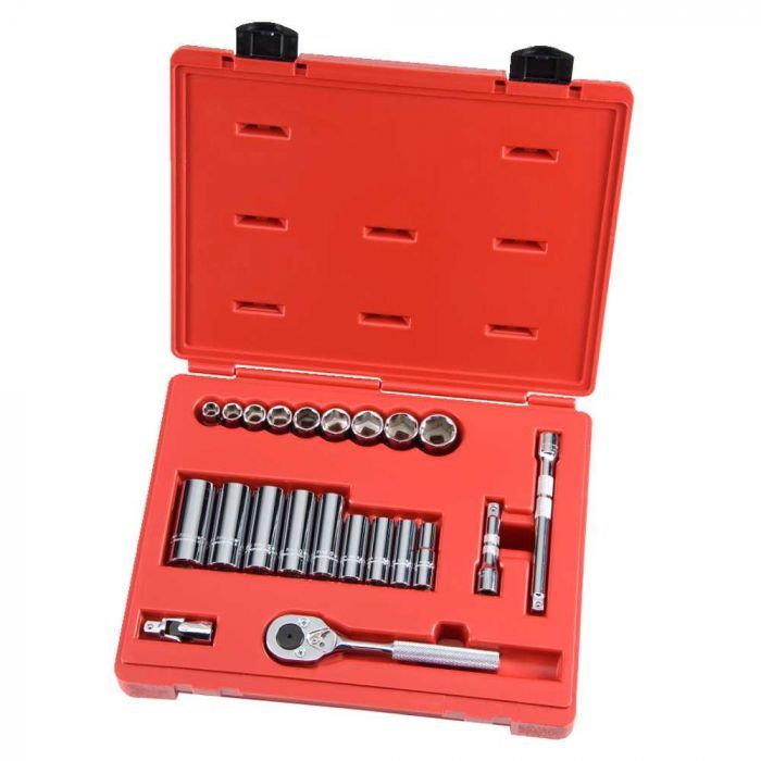 PROTO *PROTO® 3/8" DRIVE 22 PIECE SOCKET SET - 6 POINT (J52134)