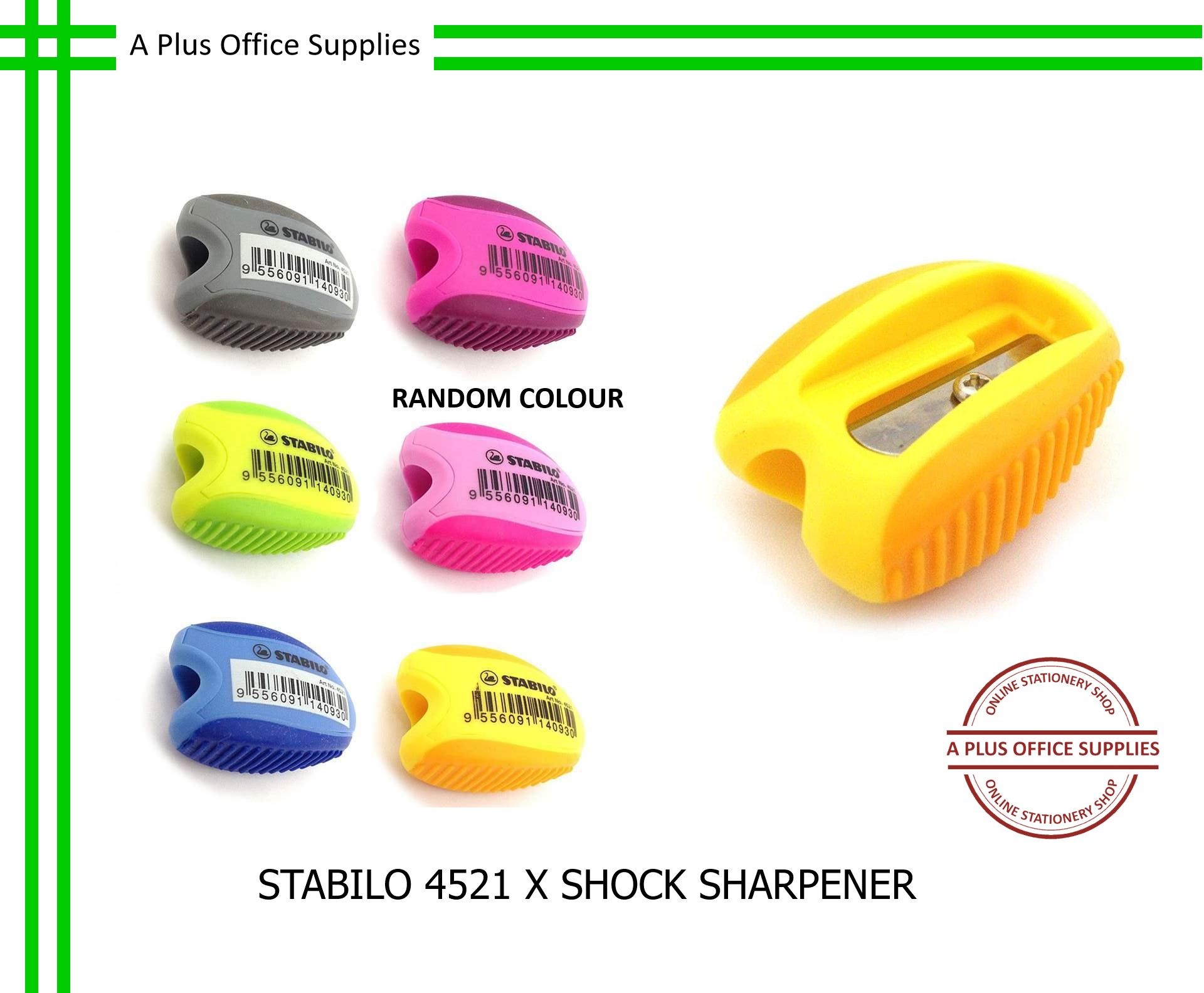 STABILO X Shock Sharpener 4521 / Pengasah Pensel