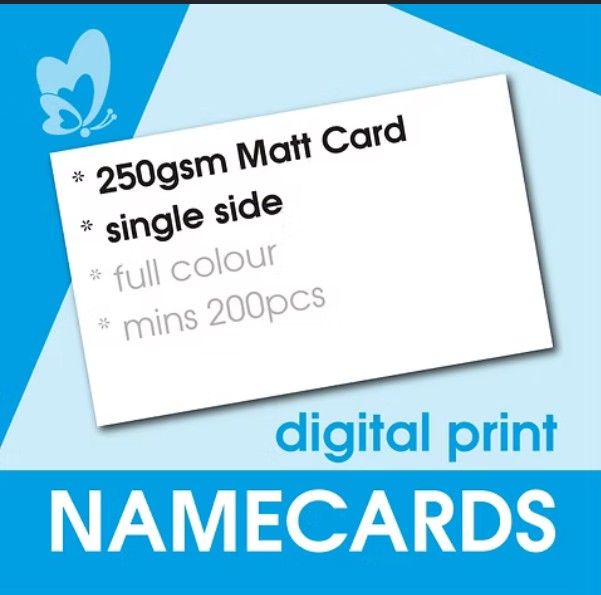 250GSM NAME CARD ( SINGLE )