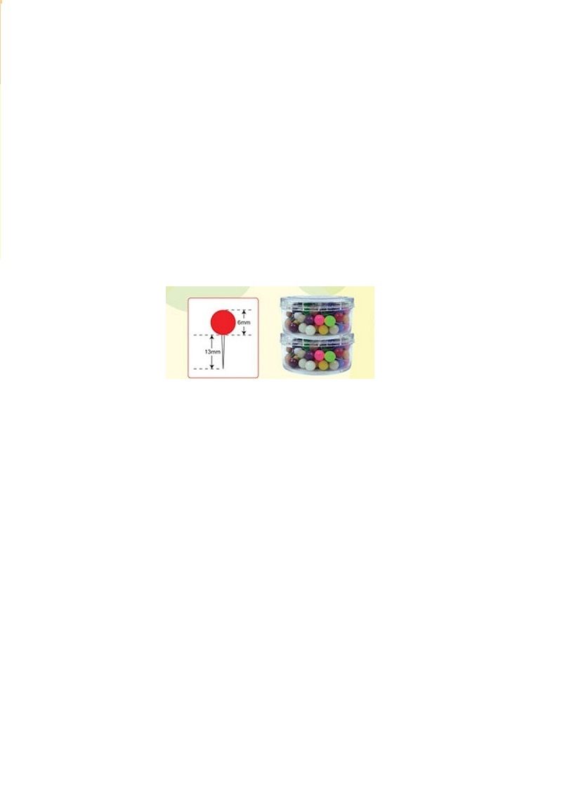 OKADA Map Pin Single Colour 6mm 100 pieces /Okada /Map Pin /Single Colour Map Pin /Color Map Pin /Okada Map Pin Single Colour