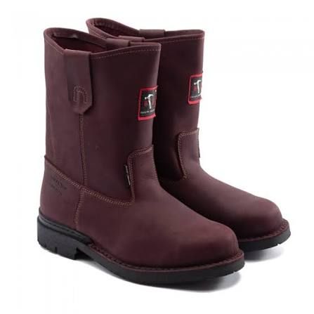 Black Hammer High-cut Slip Ons - Maroon (UK 5-10)