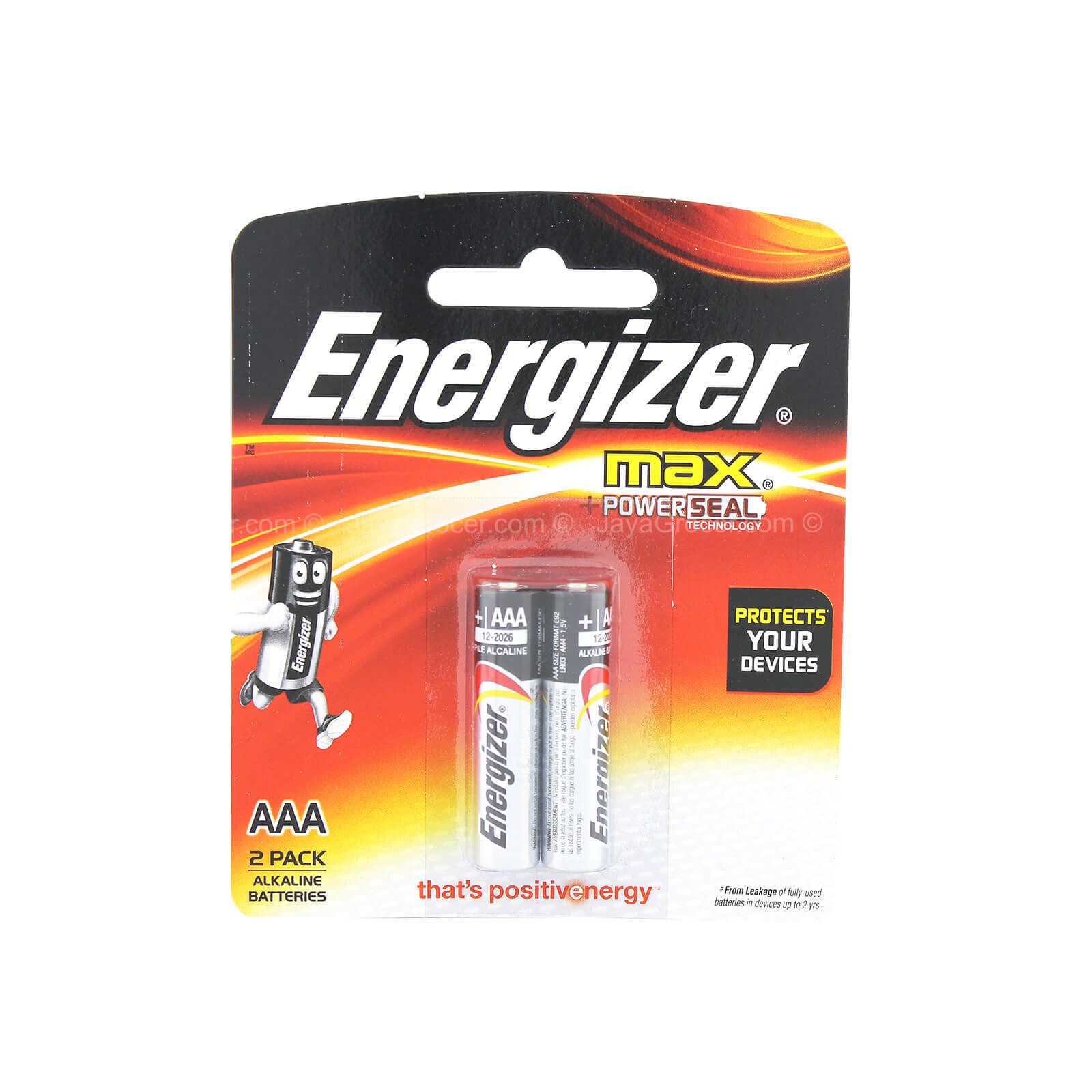 BATTERY ENERGIZER AAA (2PCS/CARD)