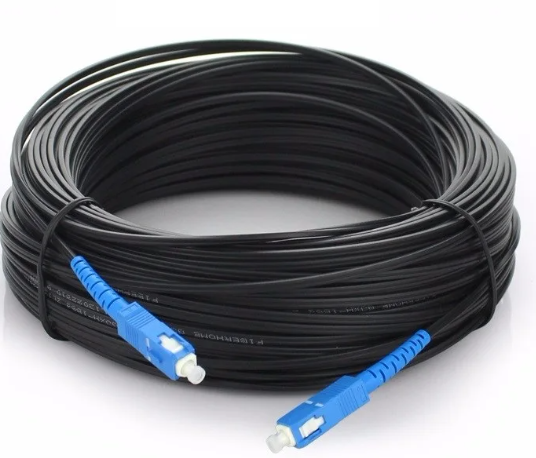 KABEX Pre-terminated U/G Drop Cable, 1C ,SC/UPC-SC/UPC, G657A1, Black, 20m