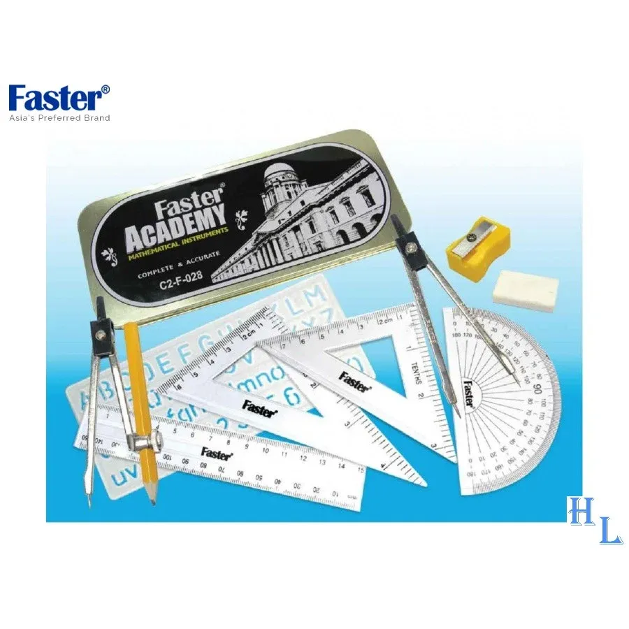 FASTER ACADEMY MATHEMATICAL INSTRUMENTS C2-F-028