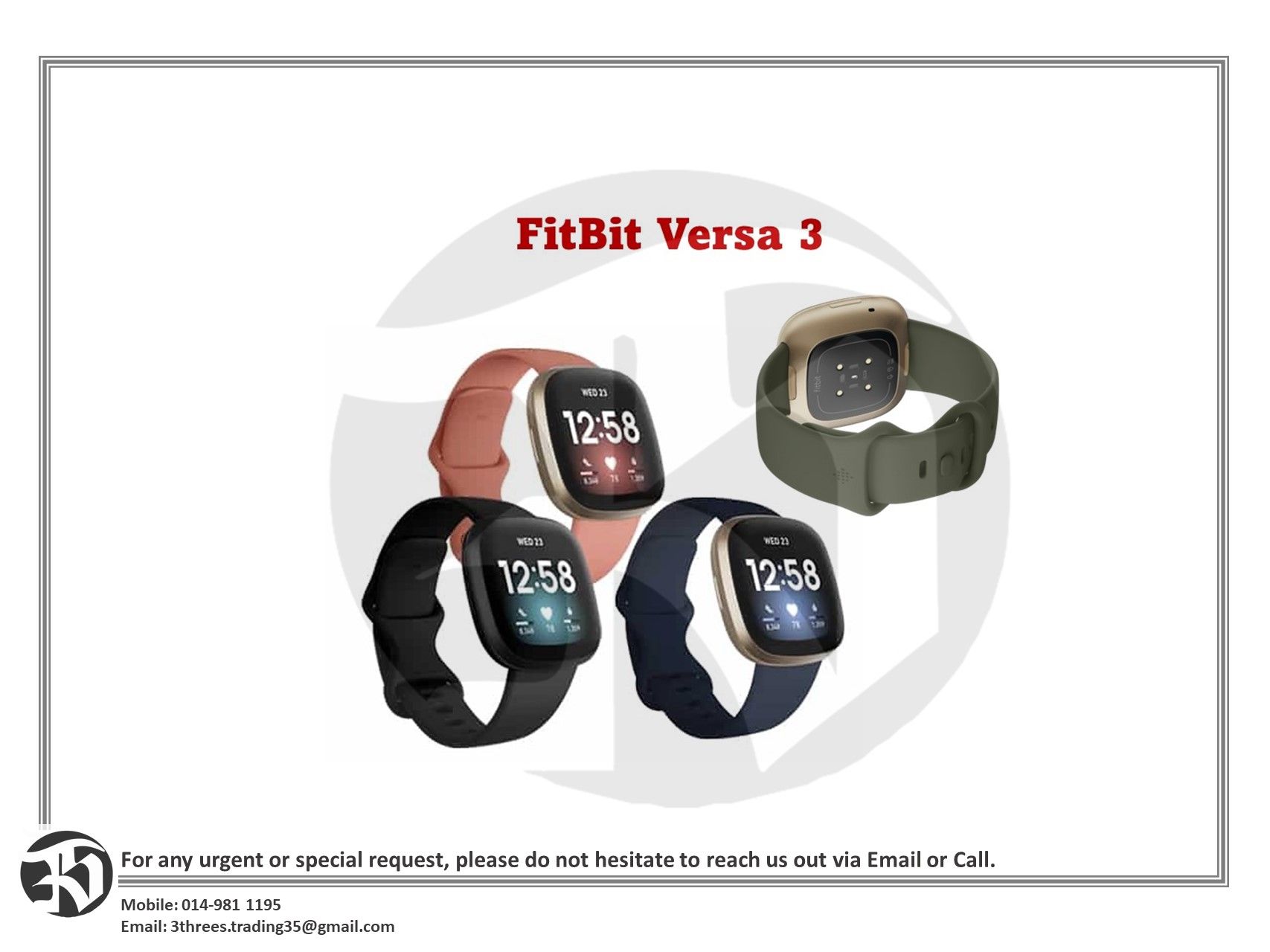 FITBIT-Versa 3 / Charge 5