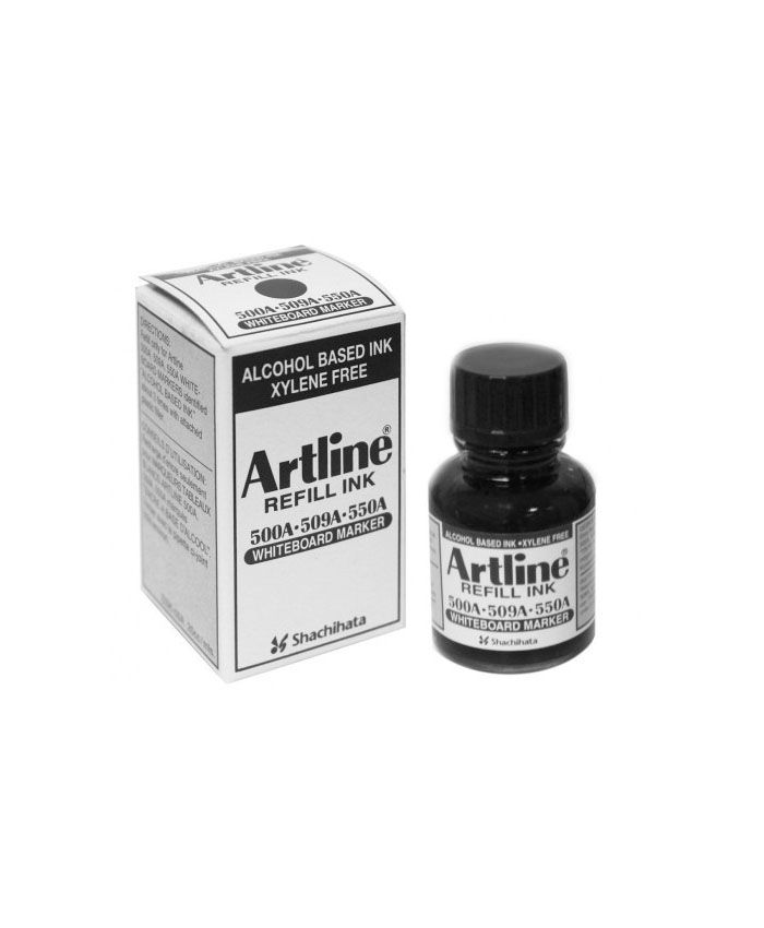 Artline Whiteboard Marker Refill 20cc - BLACK