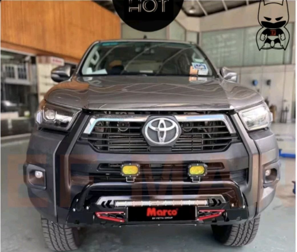 TOYOTA HILUX ROGUE 2.8 MARCO FRONT WINCH BAR BULL BAR NUDGE BAR