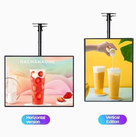 Ultra thin LED TV light box menu board led light box menu board hanging