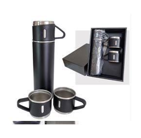 Cenderahati/sourvenir Cup Flask Set With 2 Extra Cups & Printing